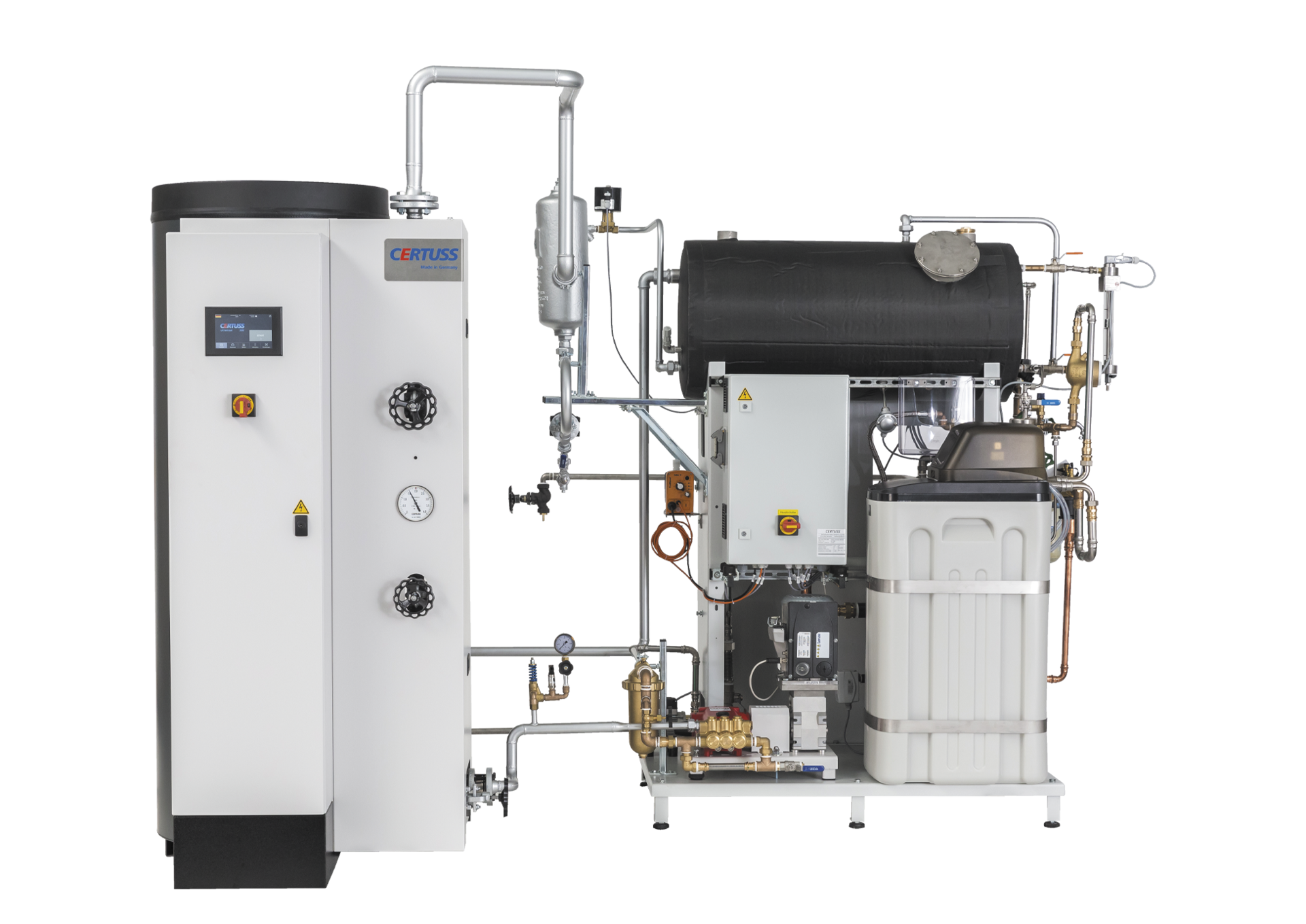 CERTUSS Junior TC Dampferzeuger Komplettanlage mit Wasserversorgung