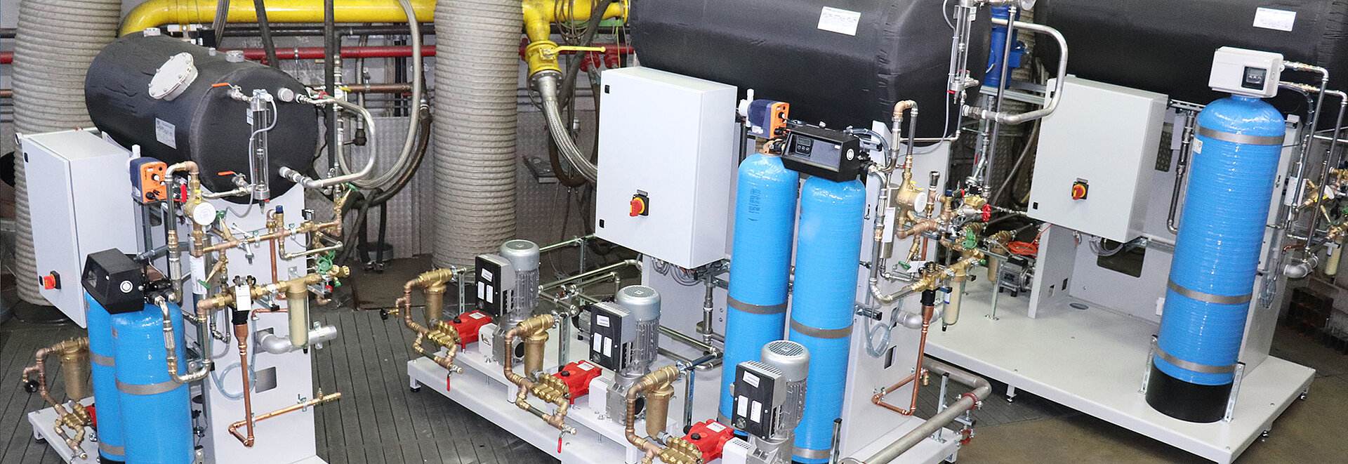 Drei CERTUSS CVE Anlagen für die Wasserversorgung