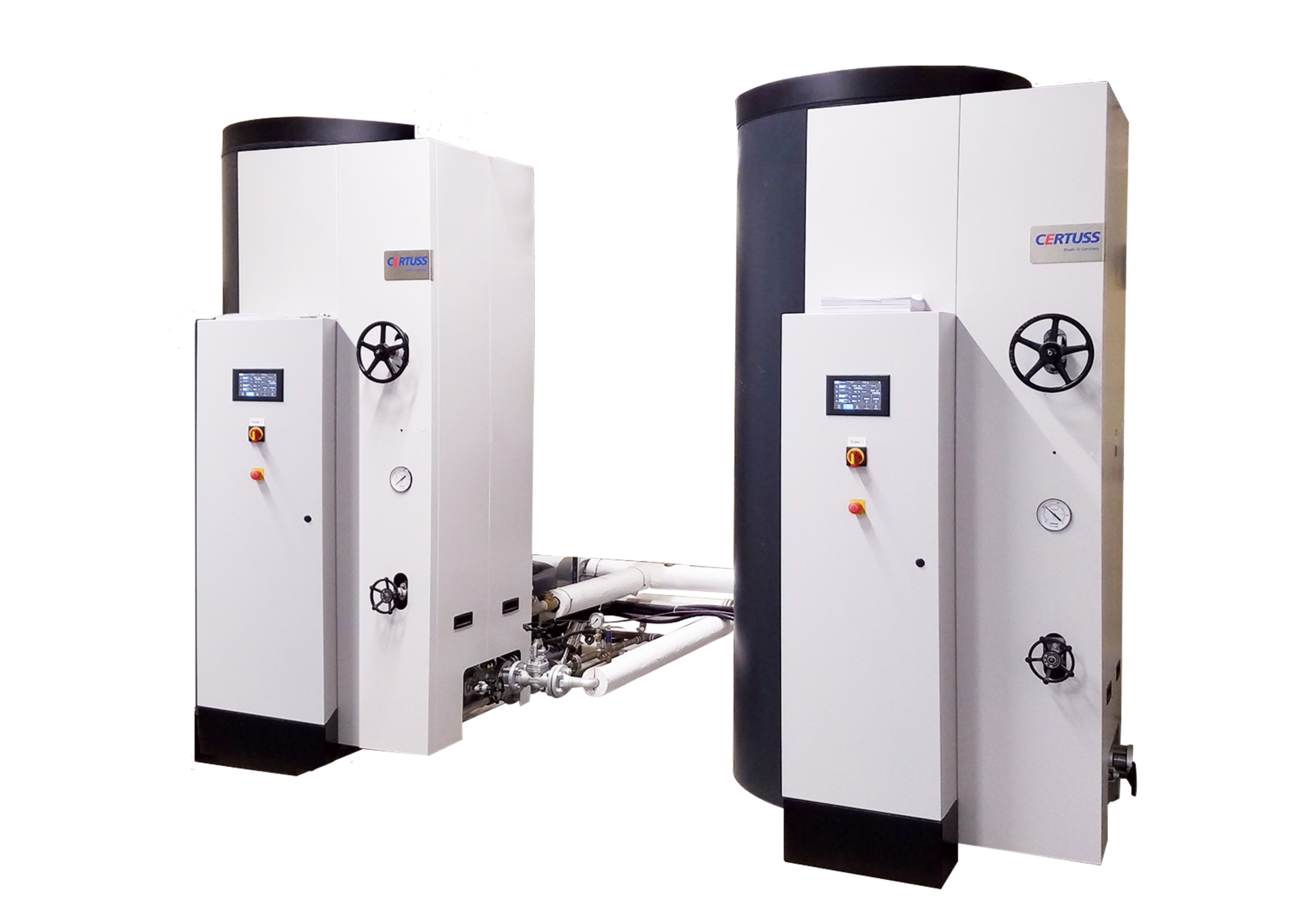 CERTUSS Mehrfachanlage 2x Universal TC - Dampf nach Bedarf