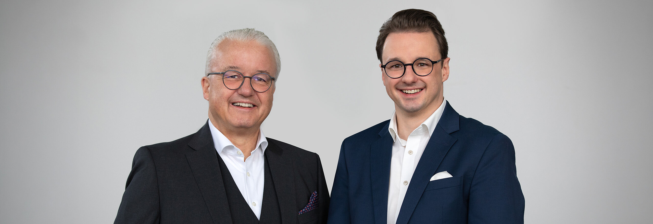 Matthias Brauner y Robert Brauner uno al lado del otro