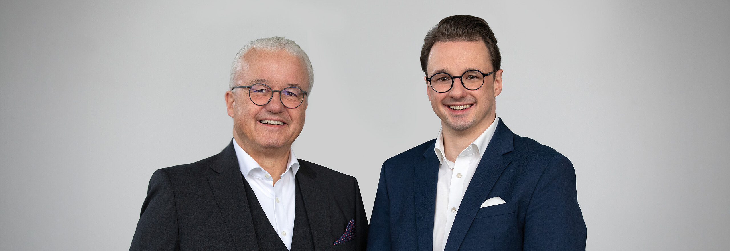 Matthias Brauner und Robert Brauner nebeneinander