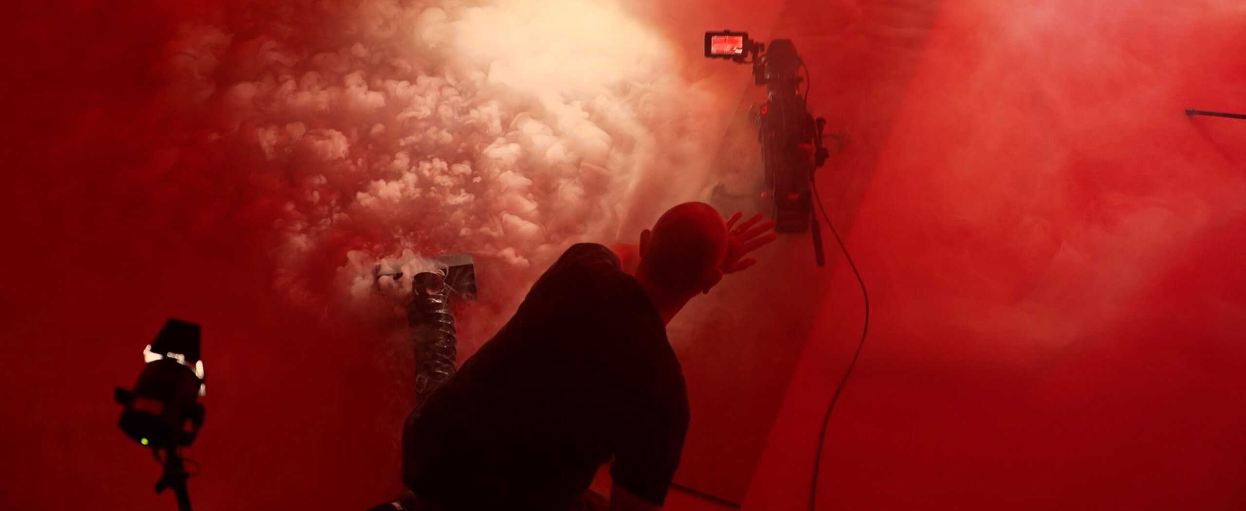 Kameramann bei der Produktion des CERTUSS Imagefilms