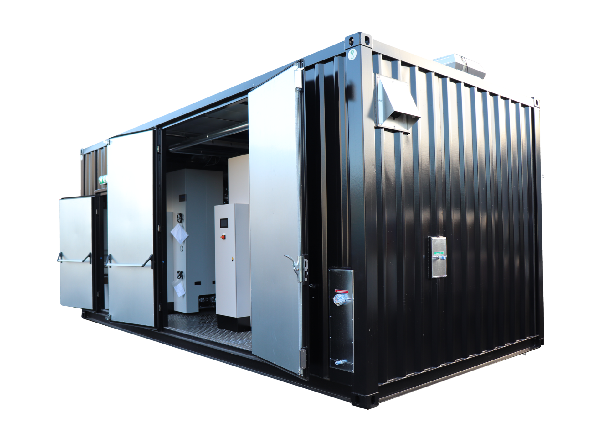 CERTUSS Container Dampfanlage - fertige Komplettlösung