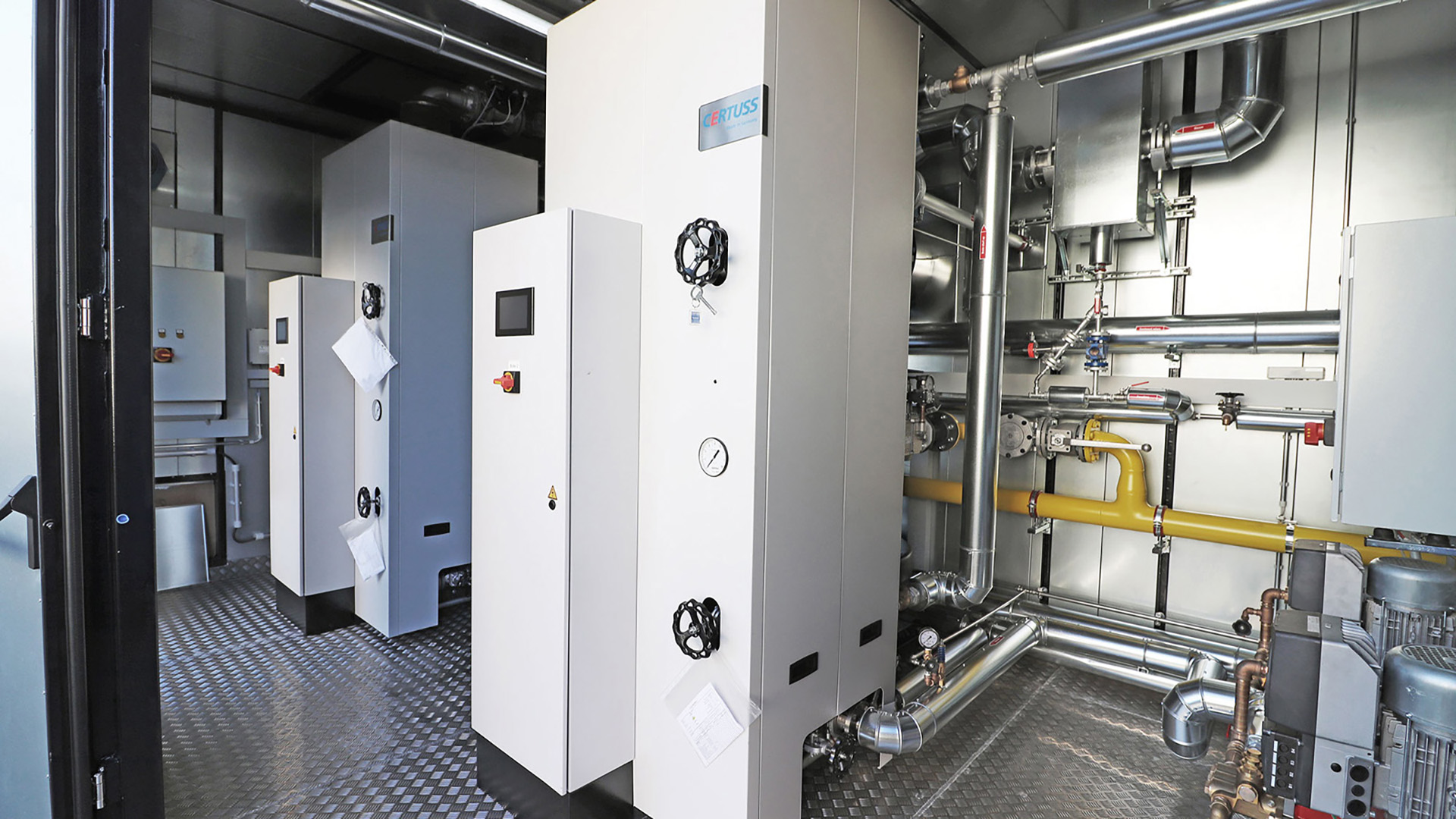 CERTUSS JUNIOR TC Doppelanlage im Container installiert